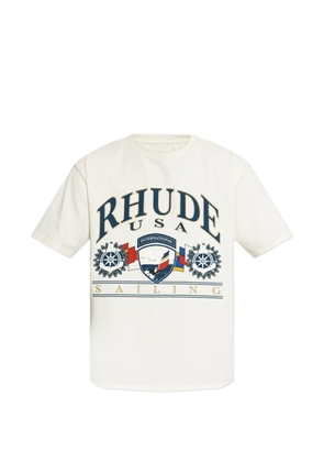 RHUDE graphic T-shirt - Neutrals