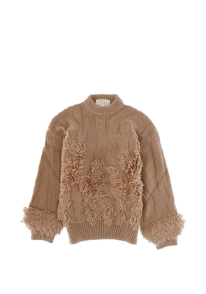 Circus Hotel fringed sweater - Neutrals