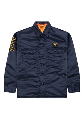 Human Made padded embroidered shirt - Blue