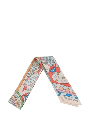 Hermès Pre-Owned 2023 Les Murmures de la Foret Silk Twilly Scarf scarves - Brown