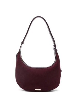 Aspinal Of London Hudson crescent shoulder bag - Purple
