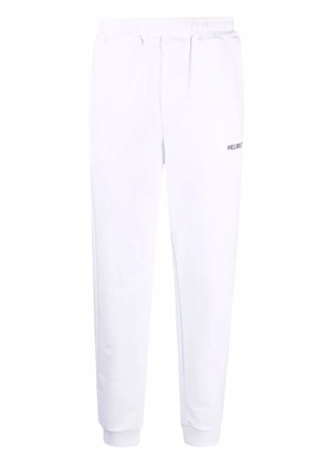 Helmut Lang logo-print track pants - White
