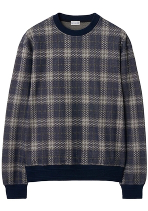 Burberry checked sweater - Blue