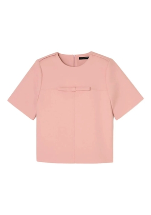 Tara Jarmon Tea bow-detail blouse - Pink