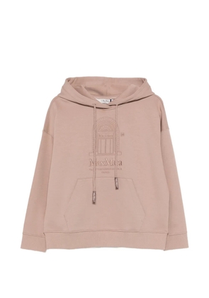 'S Max Mara logo-embroidered hoodie - Pink