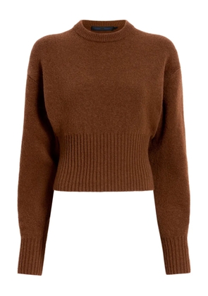 Proenza Schouler Randi ribbed-knit sweater - Brown