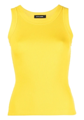 STYLAND organic-cotton vest-top - Yellow
