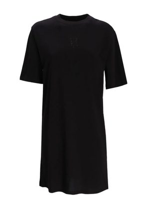 Armani Exchange logo-embellished T-shirt dress - Black