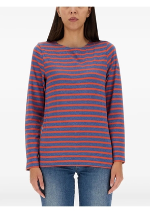 Saint James striped long-sleeve top - Blue