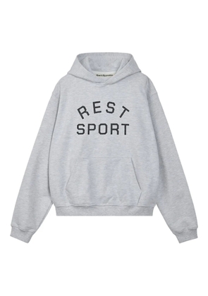 Rest&Recreation logo-print hoodie - Grey