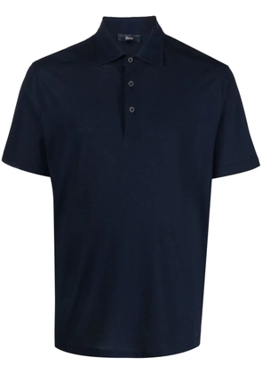 Herno cotton polo shirt - Blue
