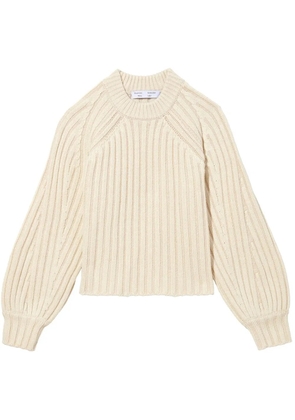 Proenza Schouler White Label plaited rib crewneck jumper - Neutrals