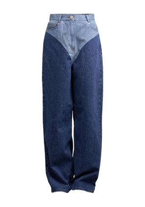 pushBUTTON belt-loops jeans - Blue