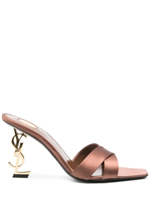 Saint Laurent 85mm Opyum sandals - Brown