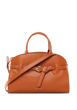 Coccinelle buckle-strap tote bag - Brown