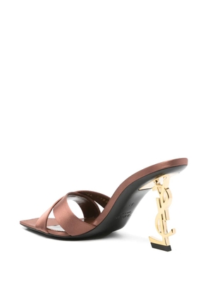 Saint Laurent 85mm Opyum sandals - Brown