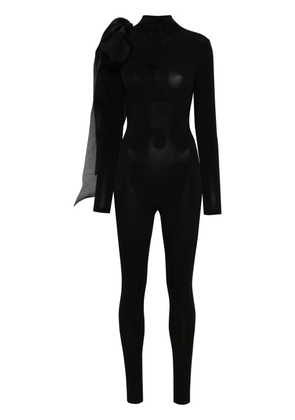 Atu Body Couture ruched draped jumpsuit - Black