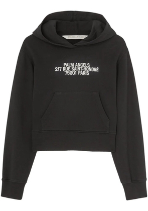 Palm Angels 75001 cotton hoodie - Black