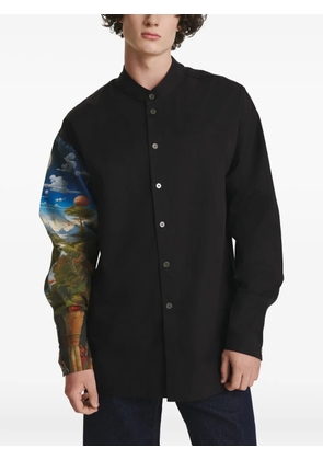 IRINA VOINEA Hybrid shirt - Black