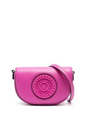 Versace Jeans Couture logo-embossed tote bag - Purple