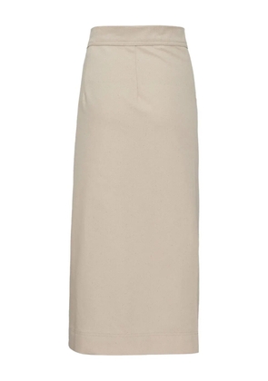 Biyan cotton wrap skirt - Neutrals