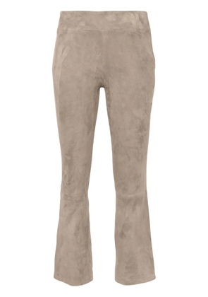 Arma Zaragoza suede trousers - Neutrals