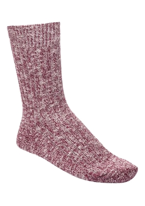 Birkenstock ribbed socks - Red
