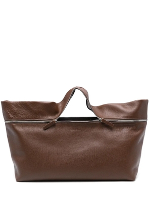LITKOVSKA zip tote bag - Brown