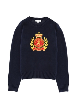 Sporty & Rich crest sweater - Blue