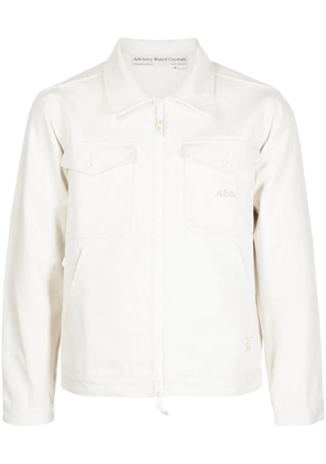 Advisory Board Crystals Abc. 123. Harrington shirt jacket - White