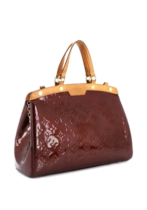 Louis Vuitton Pre-Owned Brea Handbag Monogram Vernis MM satchel - Red