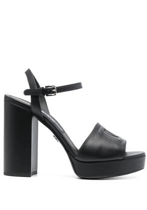Dolce & Gabbana Keira 115mm leather sandals - Black