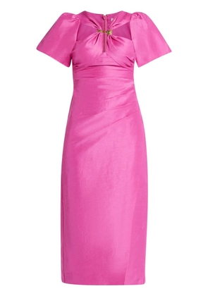 Aje Presence Twisted midi dress - Pink