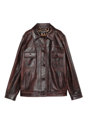 Dolce & Gabbana flap-pocket jacket - Brown