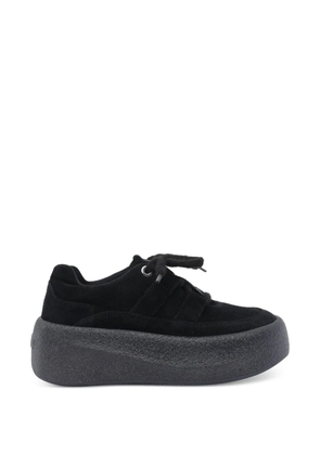 Vic Matie round-toe suede sneakers - Black