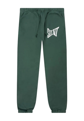 SAINT MXXXXXX logo-print track pants - Green