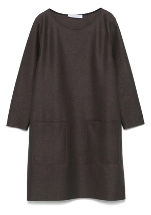 Harris Wharf London virgin-wool mini dress - Grey