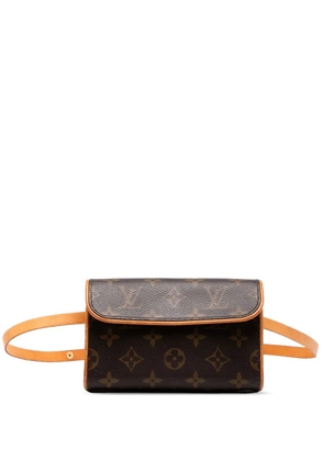 Louis Vuitton Pre-Owned 2002 Monogram Pochette Florentine belt bag - Brown