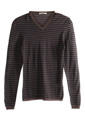 Paloma Wool striped V-neck top - Brown