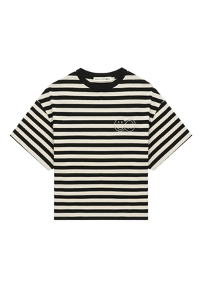 Joshua Sanders striped graphic top - Black