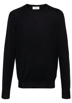 Lardini crew-neck long-sleeve jumper - Blue