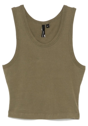 ENTIRE STUDIOS cropped tank top - Green