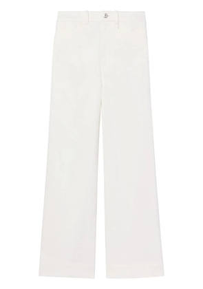 Proenza Schouler White Label cropped cotton twill culottes