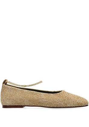 MARIA LUCA Augusta ballerina shoes - Neutrals