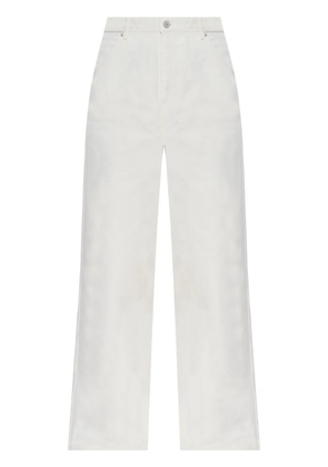 Officine Generale wide-leg jeans - White