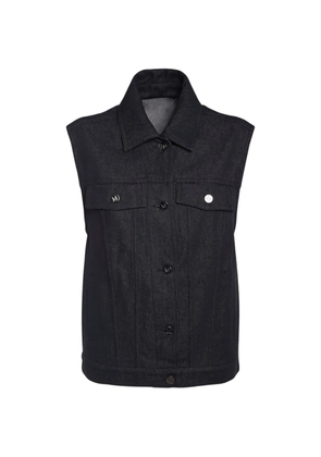 Max Mara button chest-pockets jacket - Blue