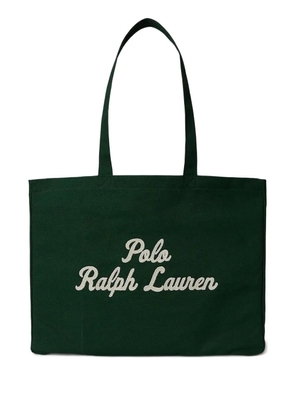 Polo Ralph Lauren logo-embroidered tote bag - Green
