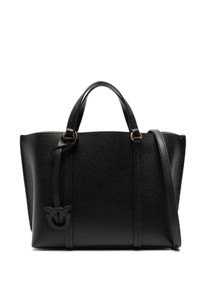 PINKO Carrie leather tote bag - Black