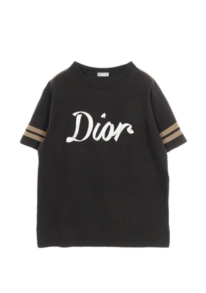 Christian Dior Pre-Owned logo-print T-shirt - Black