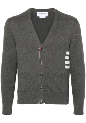Thom Browne V-neck cotton cardigan - Grey
